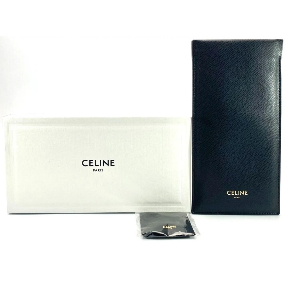 NEW CELINE WOMEN SQUARE GOLD EYEWEAR CL40050U 022 EYEGLASSES CL 40050U - Picture 4 of 4